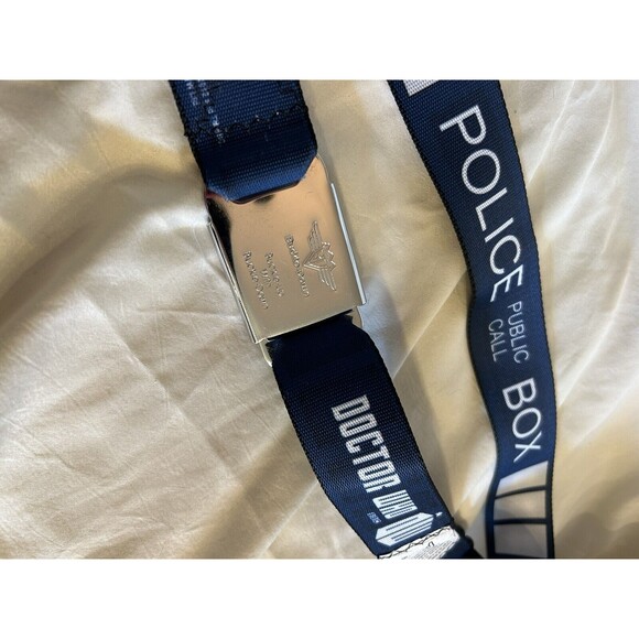 Buckle Down DR WHO One Size Seatbelt Belt The Doctor BBC Police Public Call Box - Picture 4 of 4